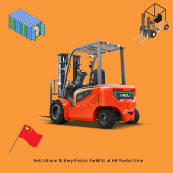 Heli gjörbyltar litíum rafhlöðu fyrir rafmagns lyftara með því að setja H4 vö...