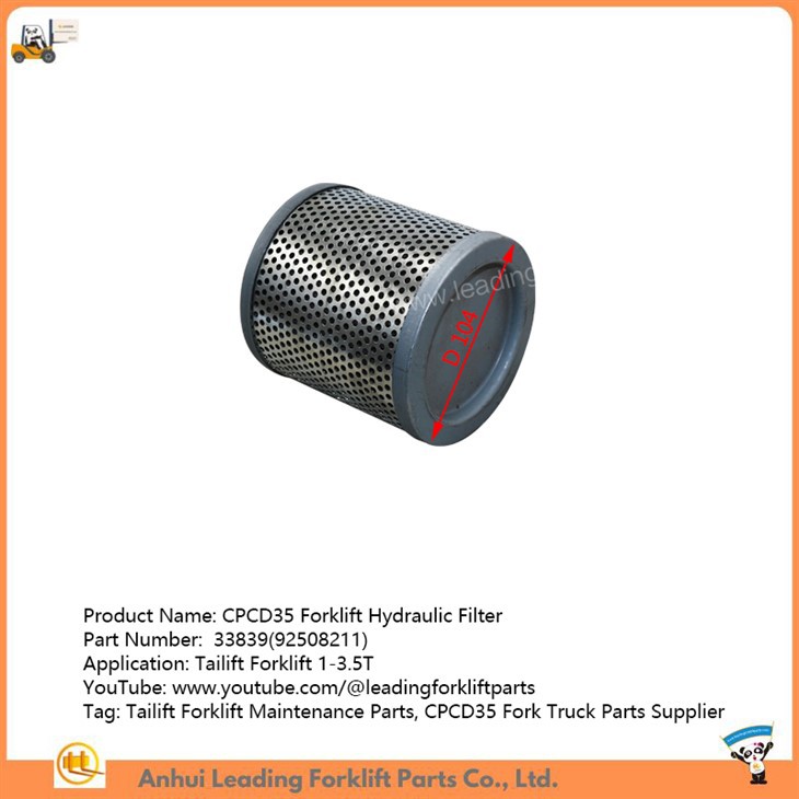 CPCD35 Forklift Hydraulic Filter