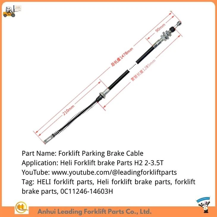 Heli Forklift bremsustrengur|Handbremsustrengur fyrir lyftara|Heli Forklift bremsuhlutir