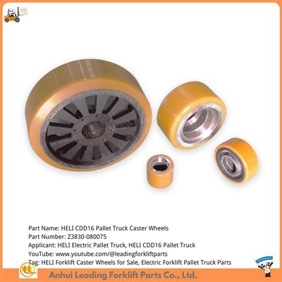 HELI CDD16 hjól fyrir lyftara|Varahlutir fyrir Hangcha rafmagnslyftubíla|Rafmagns bretti pólýúretan hjól