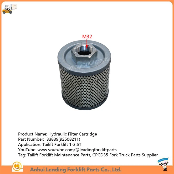 Tailift Forklift vökva sía